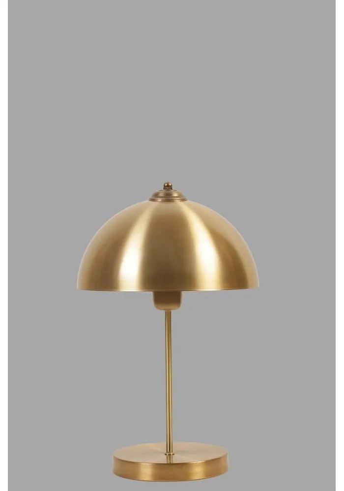 Veioză aurie cu abajur din metal (înălțime 40 cm) Lungo – Opviq lights