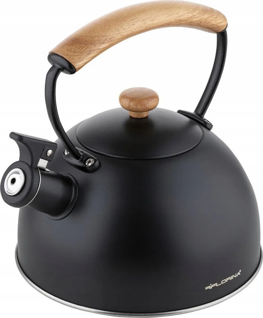 Florina Ceainic din oțel inoxidabil Natura Line 1,8 l, negru