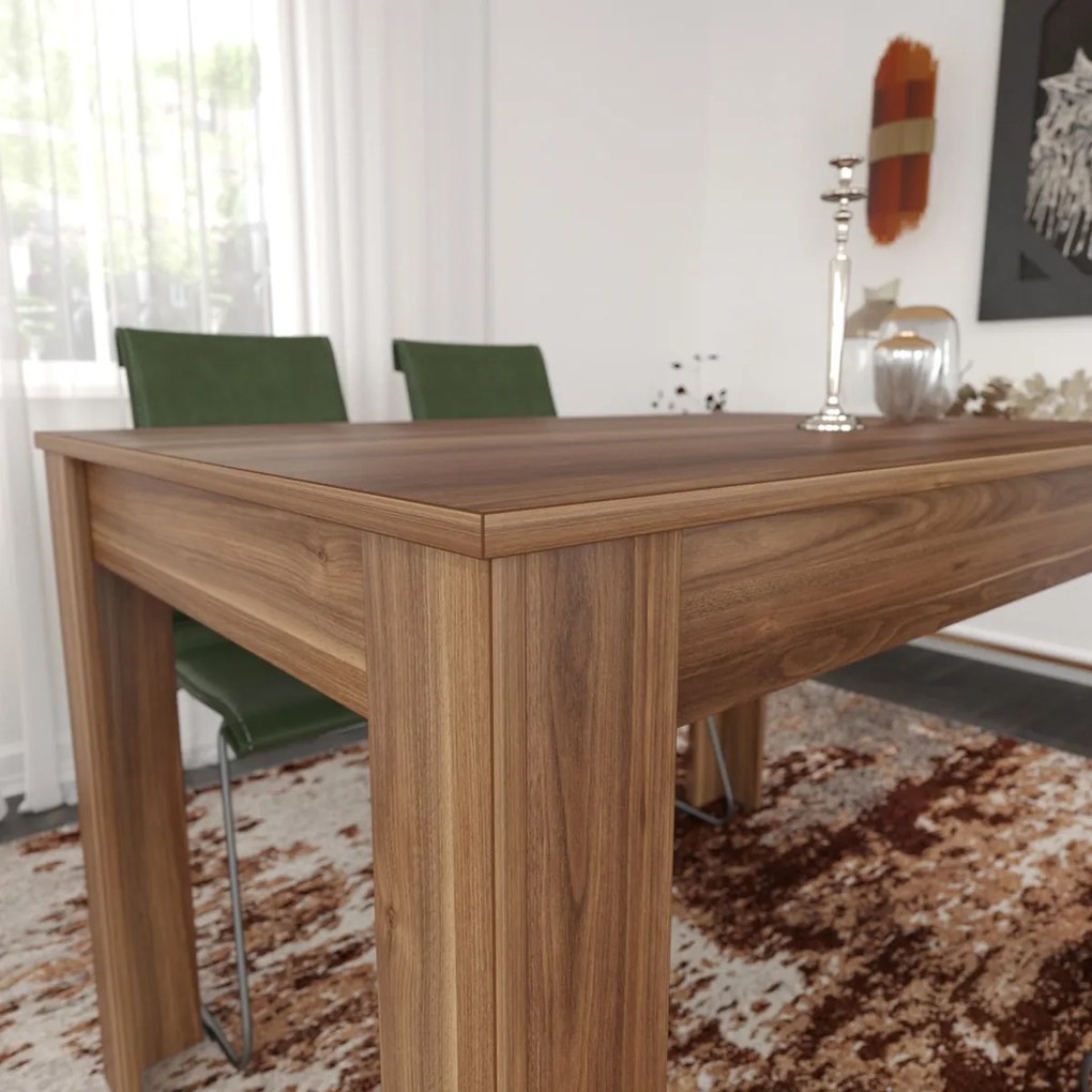 Masă de sufragerie Single Walnut
