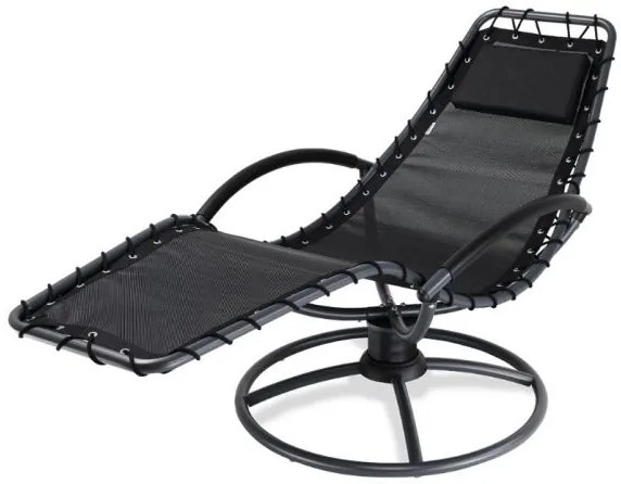 Deuba Sezlong Eve relax - negru