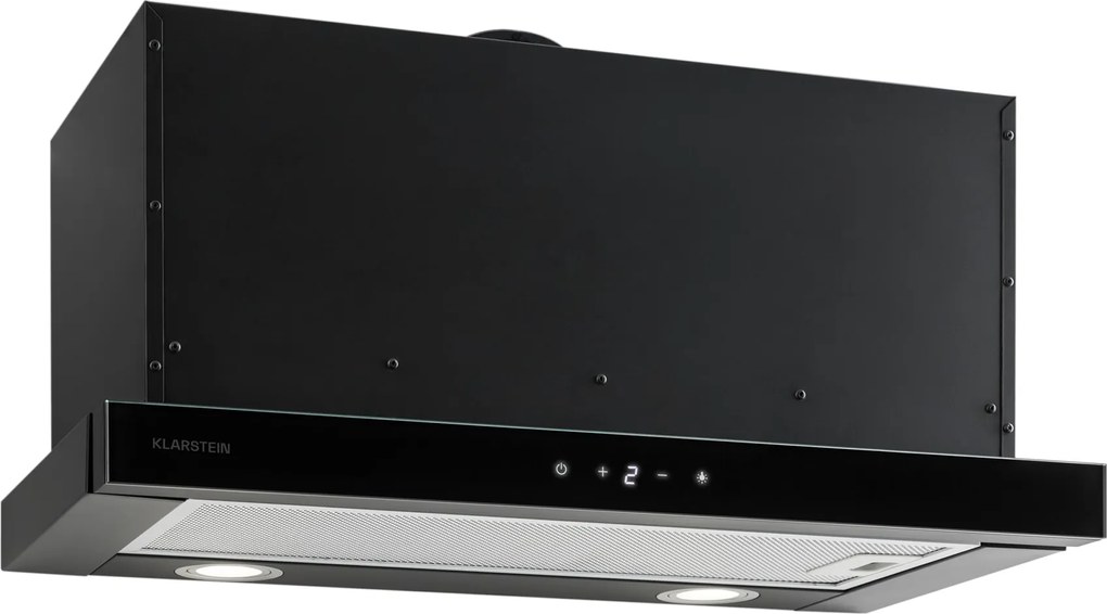 Klarstein Vinea, hotă incorporabilă, construcție plată, 60 cm, negru
