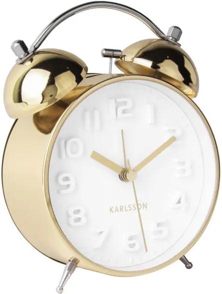 Ceas alarmă Karlsson Wake Up, auriu