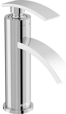 Avital Baterie monocomanda pentru lavoar Combo, cartus ceramic 25 mm, scurgere cascada, crom