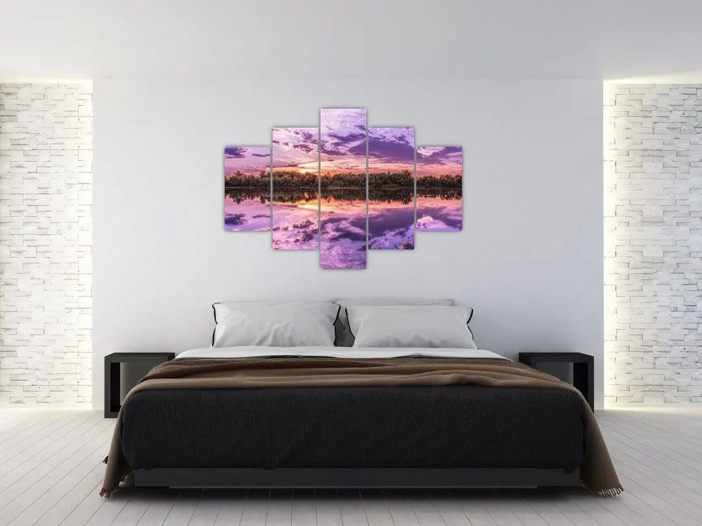 Tablou cu cerul violet (150x105 cm)