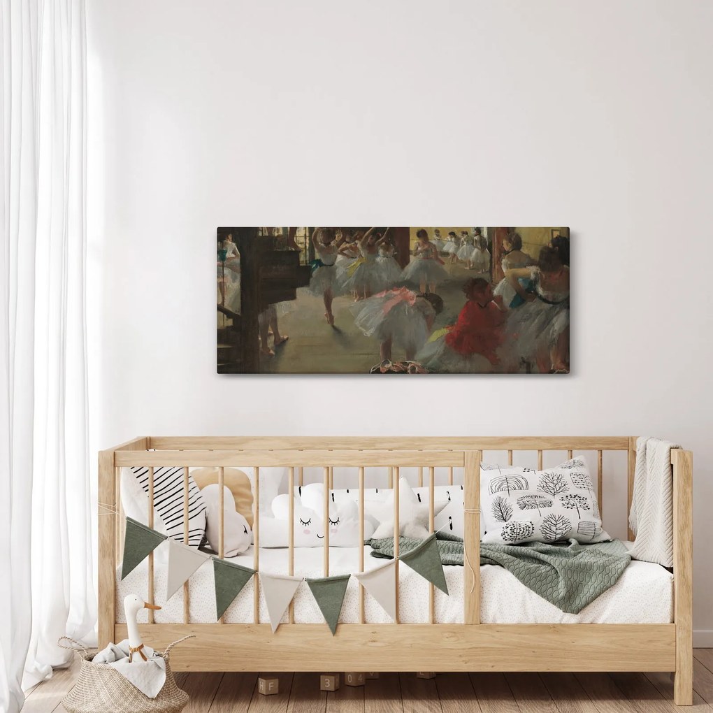 Tablou - Edgar Degas, The Dance Class, reproducere (120x50 cm)