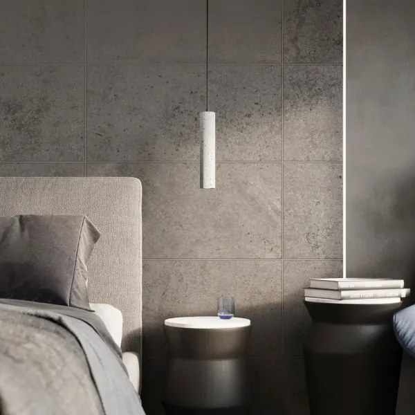 Sollux SL.0655 - Lustr LUVO 3xGU10/40W/230V beton/negru pe cablu