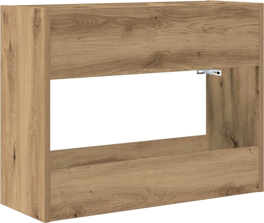 vidaXL Suport pentru umbrele Stejar Artizanal 65 x 24 x 50 cm