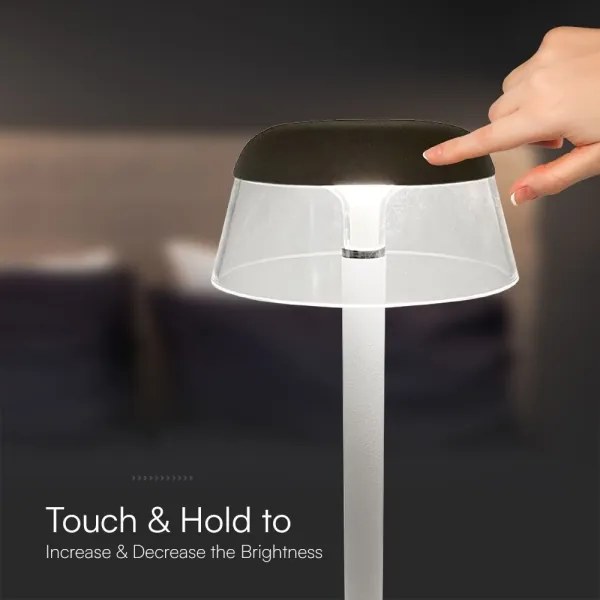 Lampă LED tactilă reîncărcabilă dimabilă de masă LED/3W/5V 3000-6000K alb