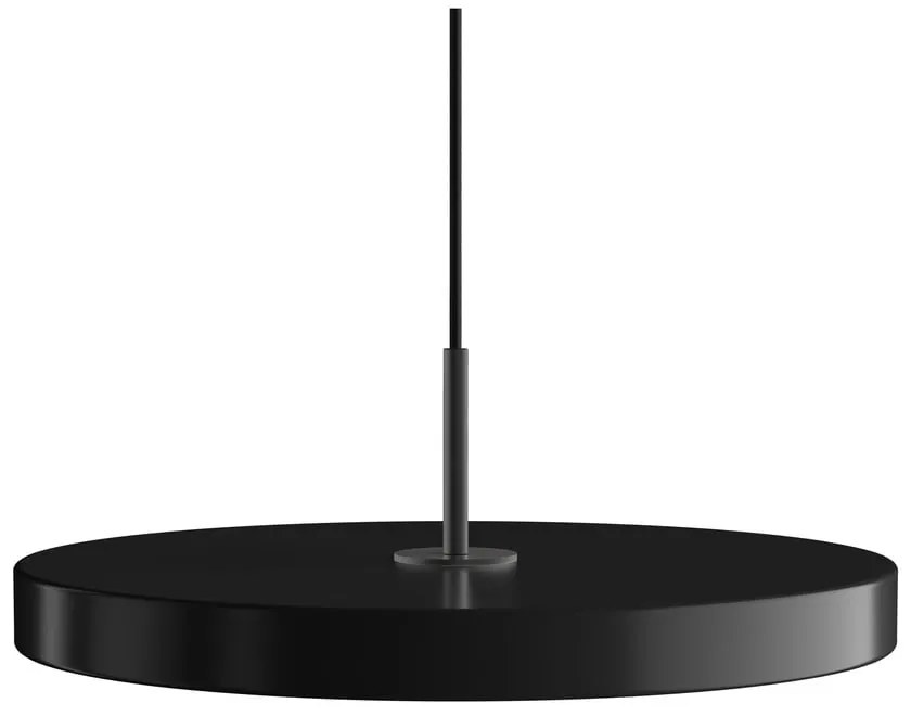 Lustră neagră LED cu abajur din metal ø 43 cm Asteria Medium – UMAGE