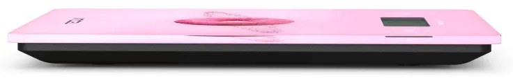 Cantar de bucatarie Tesla KS101P, 5kg, Functie TARE, Display LED, Roz