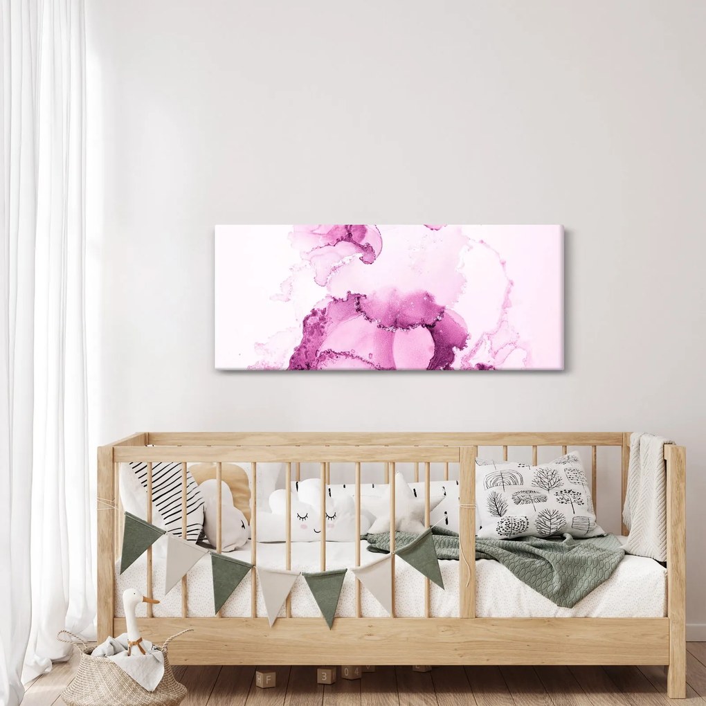 Tablou - Decor roz (120x50 cm)