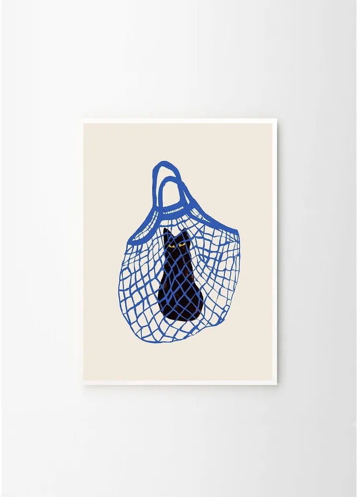 Poster 30x40 cm The Cat’s In The Bag – Chloe Purpero Johnson – The Poster Club
