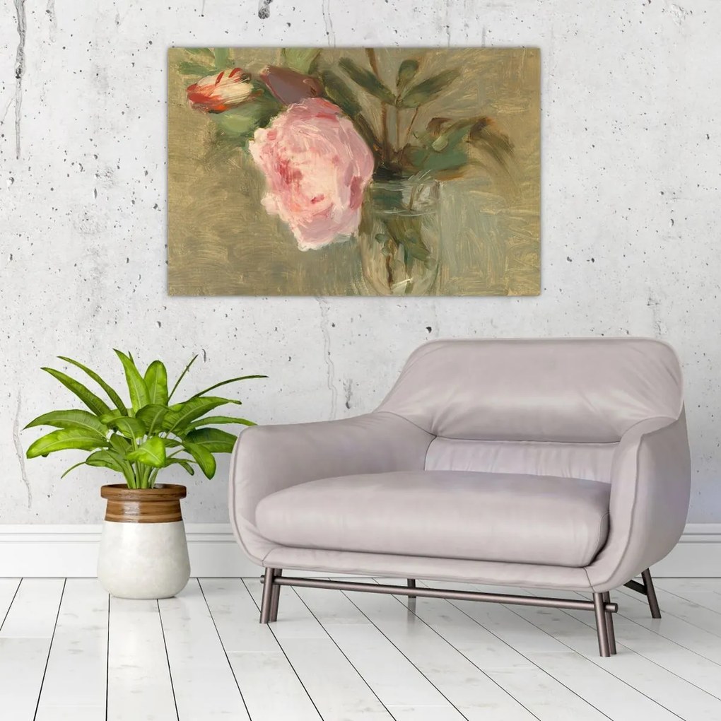 Tablou - Berthe Morisot, Peonies, reproducere (90x60 cm)