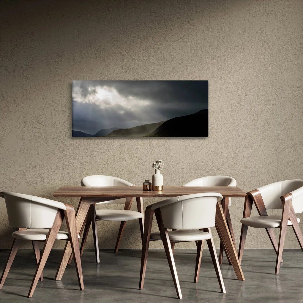 Tablou cu furtuna în apropiere (120x50 cm)