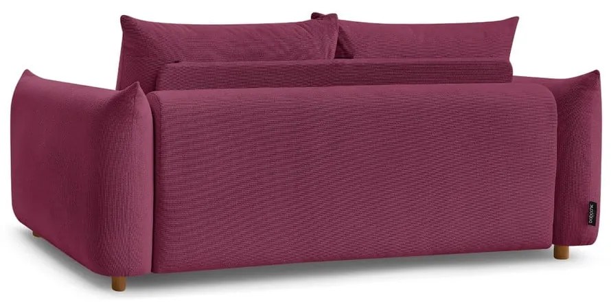 Canapea burgundy extensibilă 234 cm Ernest – Bobochic Paris