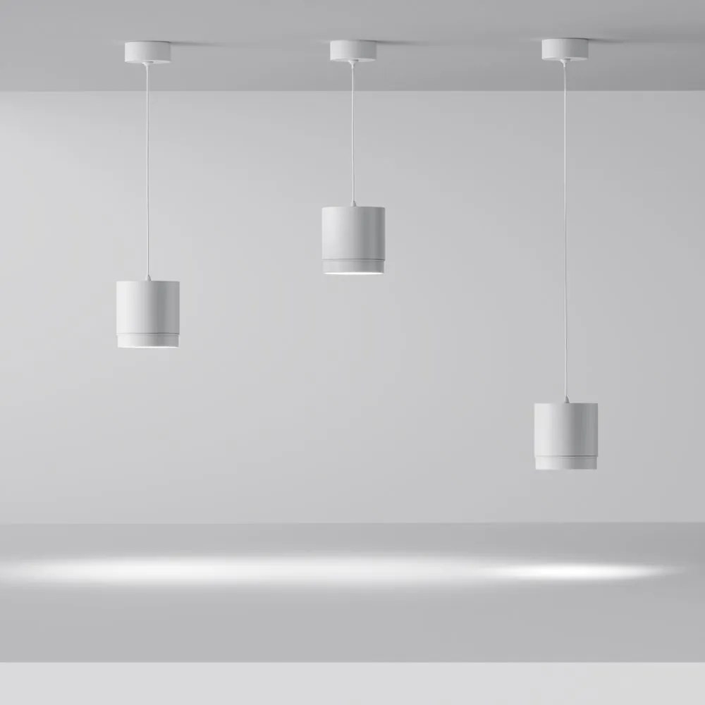 Pendul minimalist design tehnic Polar alb