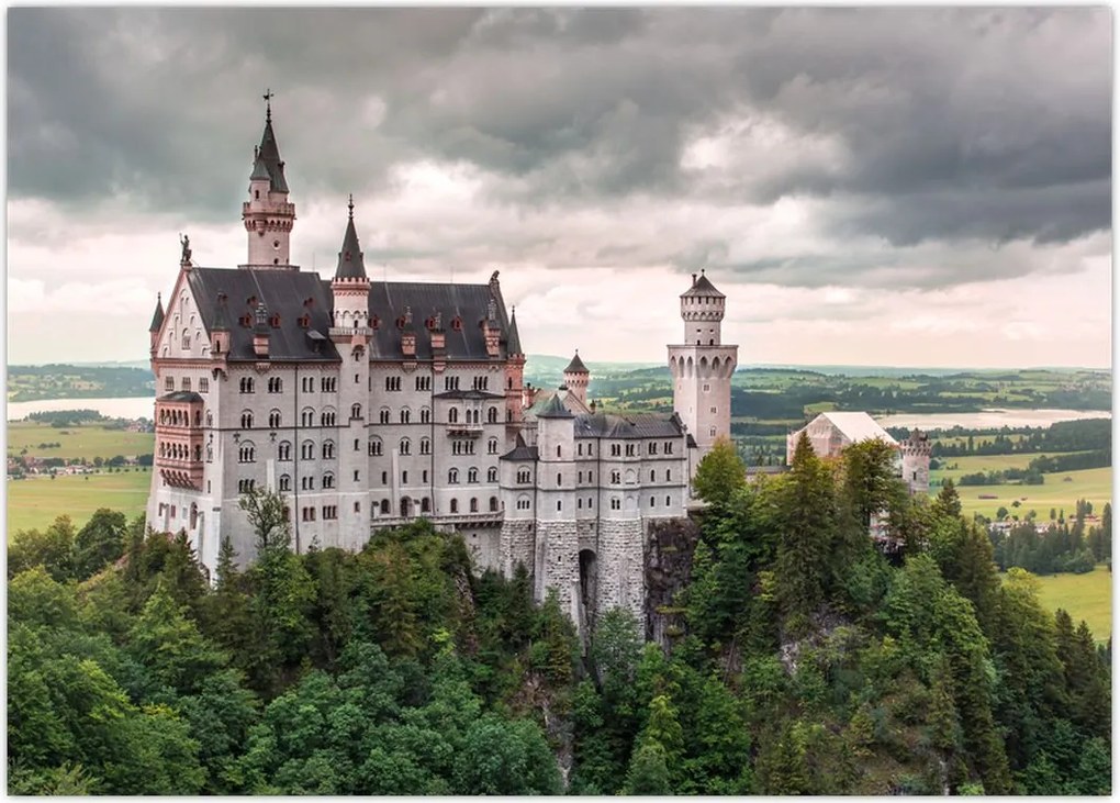 Tablou - Castelul pe stânci (70x50 cm)