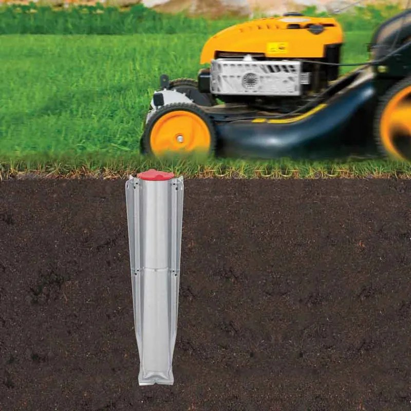 Uscator de rufe pentru exterior Brabantia Essential 90300257, 40 m, Ancora pentru beton, Rezistent la coroziune, Inox