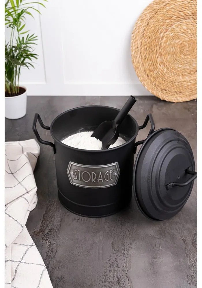 Recipient pentru alimente vrac și lopățică din oțel – Hermia