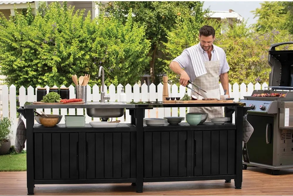 Bucătărie de grădină 237x52 cm Unity – Keter