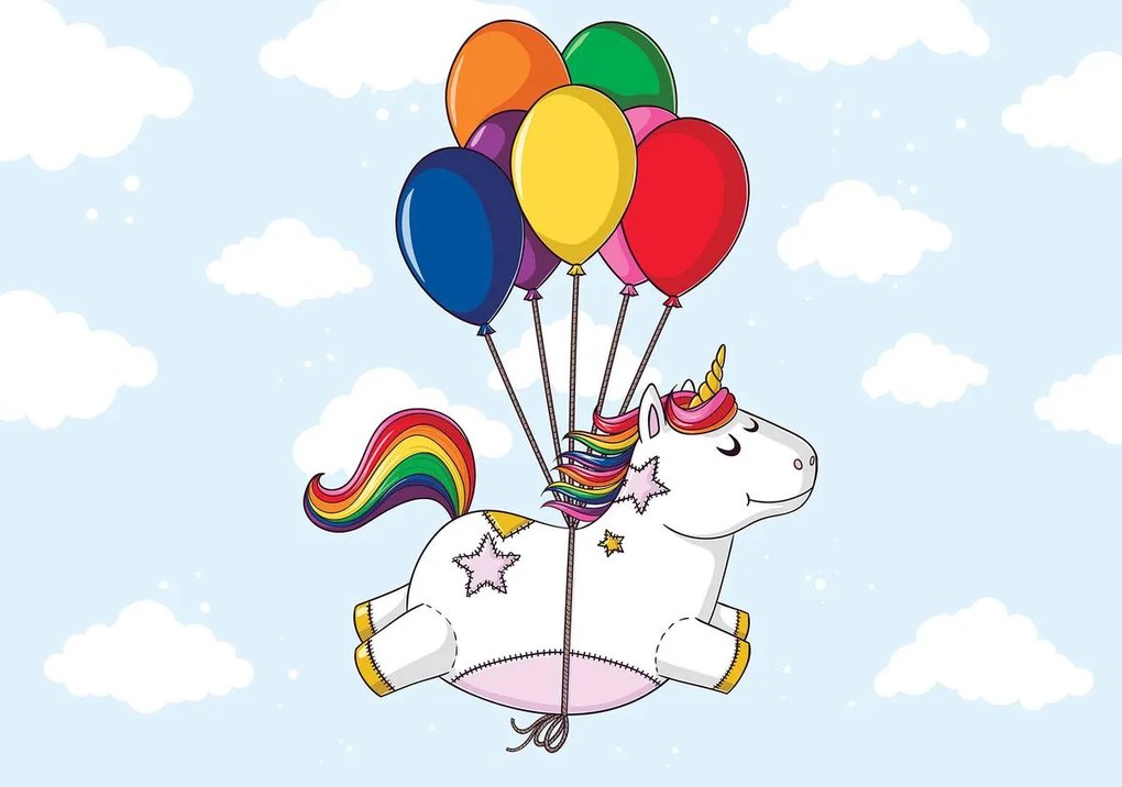 Fototapet - Unicorn (254x184 cm)