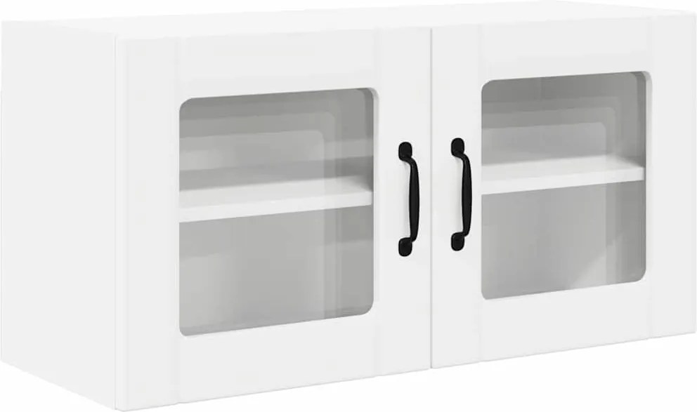 vidaXL Dulap de bucătărie cu raft Alb 80 x 31 x 40 cm Lemn compozit