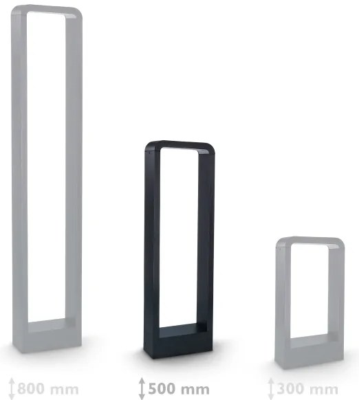 Lampă LED de exterior Brilagi BARI LED/7W/230V 3000/4000/6000K IP54 50 cm