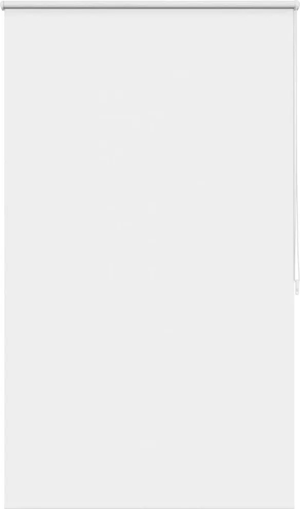 vidaXL Jaluzea opacă 124,4x175 cm, lățime material 120 cm, alb