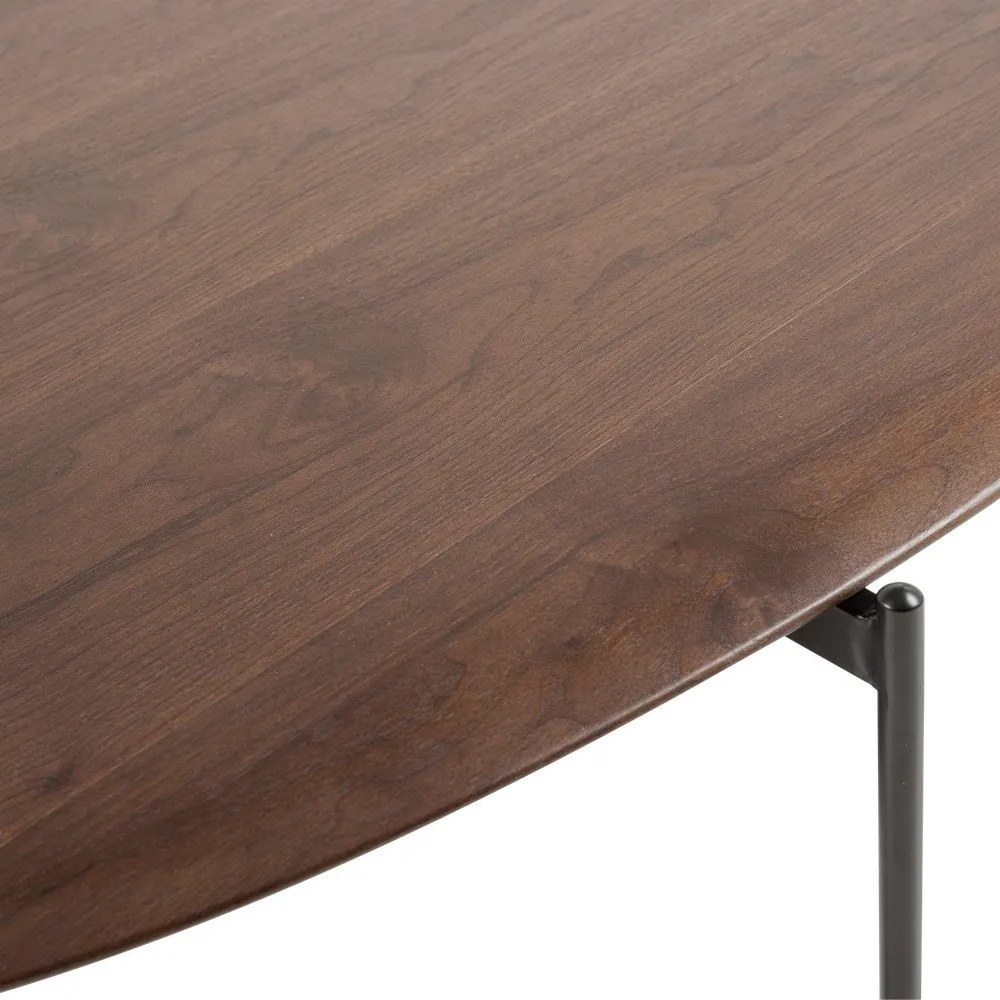 Măsuță de cafea în culoare naturală închisă 97x121 cm Kota – WOOOD