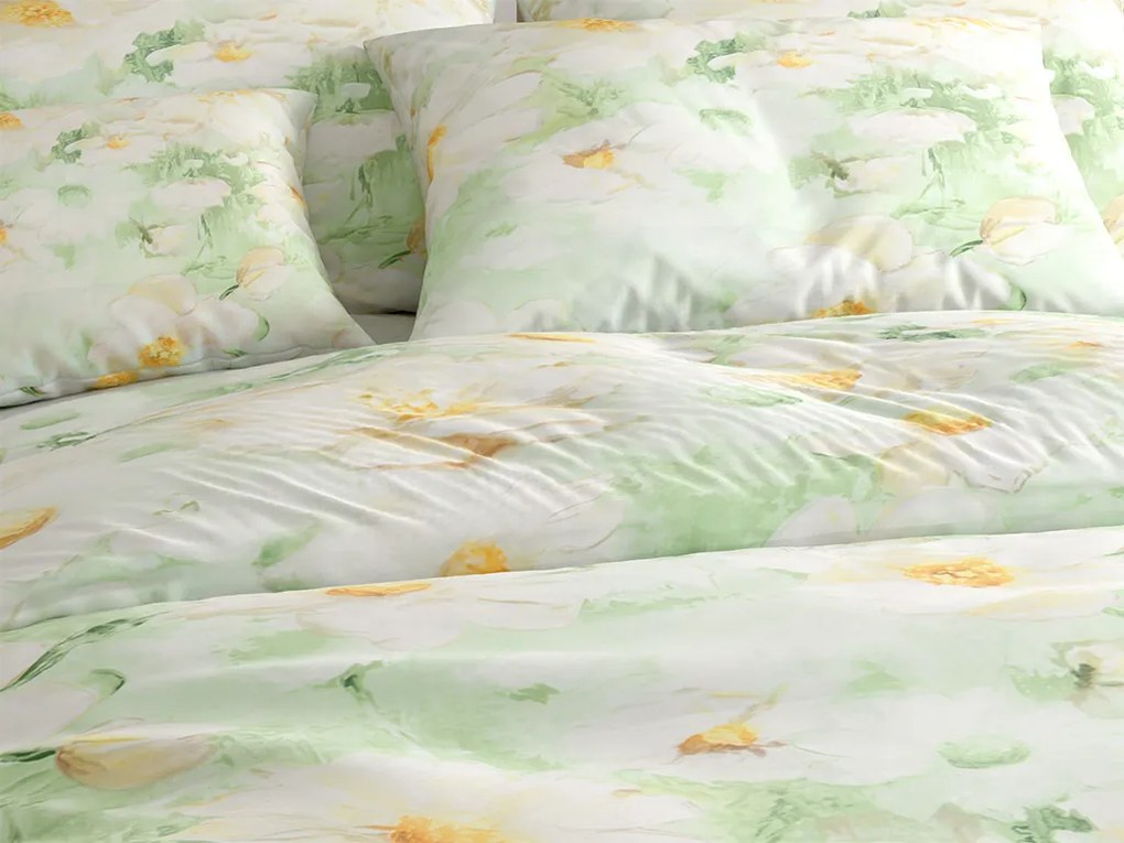 Lenjerie de pat din microfibra SPRING MEADOW verde Dimensiune lenjerie de pat: 70 x 80 cm | 140 x 200 cm