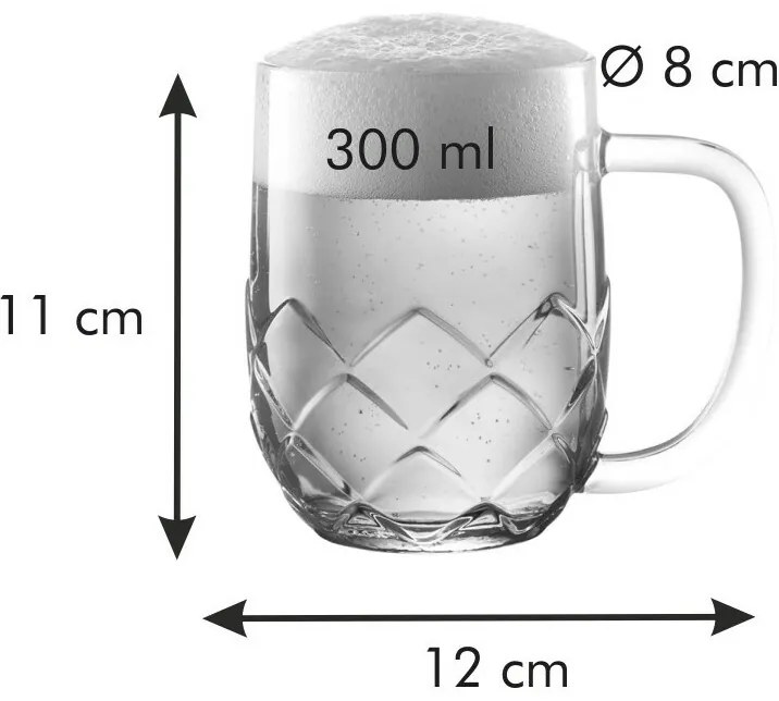 Tescoma Pahar de bere myBEER Lupulus, 0,3 l, 0,3 l