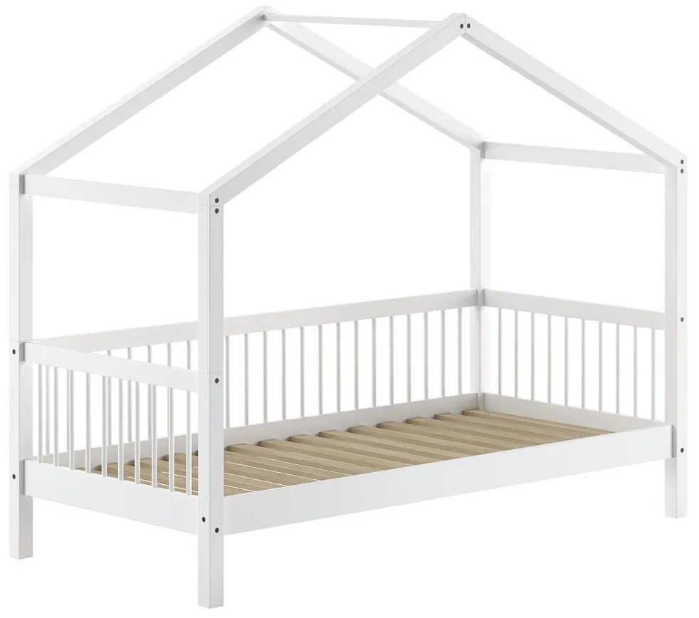 Set FORREST BEECH format dintr-un Pat copii Vipack (90 x 200 cm) și un set textil asortat.