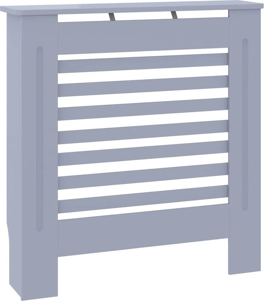 vidaXL Mască pentru calorifer, gri, 78 cm, MDF