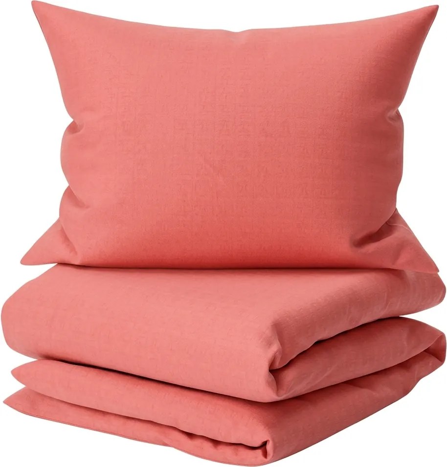 Lenjerie de pat din bumbac CALMORA roz Dimensiune lenjerie de pat: 2 buc 70 x 90 cm | 200 x 220 cm