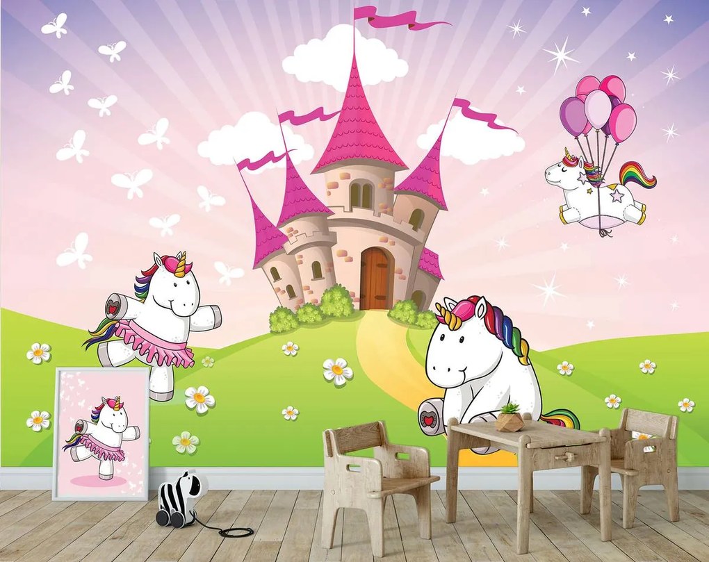 Fototapet - Unicorn (254x184 cm)