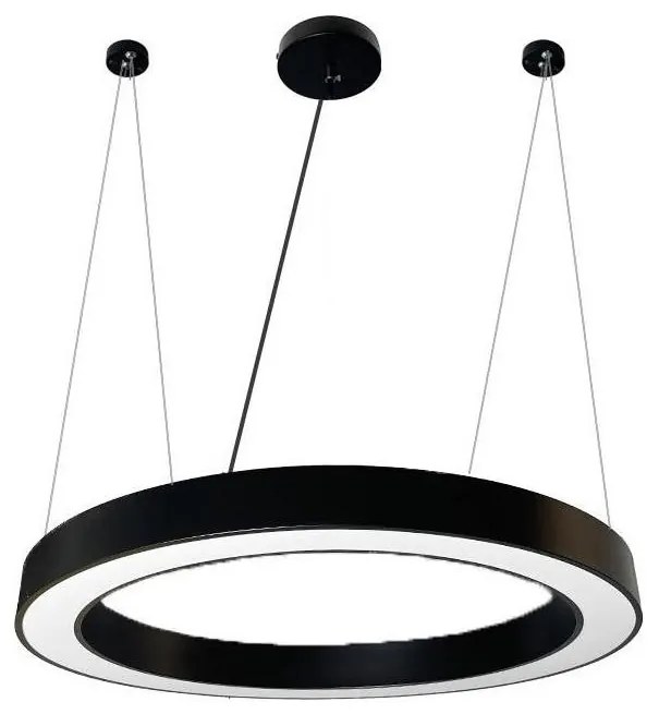 Lustră LED pe cablu LED/50W/230V 4000K d. 100 cm negru
