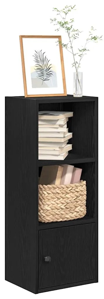 vidaXL Bibliotecă Stejar negru 31x24x77 cm Lemn prelucrat