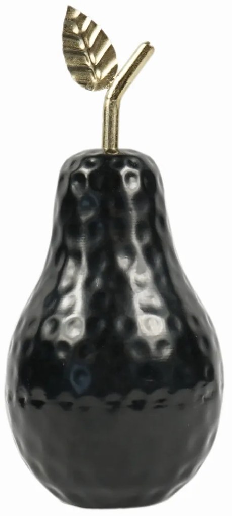 Decoratiune din aluminiu APPLE AND PEAR neagra - mai multe variante Culoare: Mar