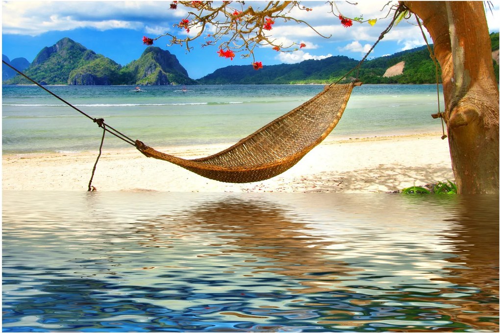 Tablou - Relax la plajă (90x60 cm)