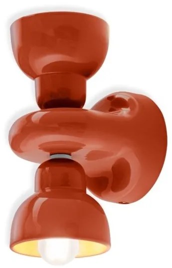 Aplica de perete din ceramica design italian realizata manual BERIMBAU