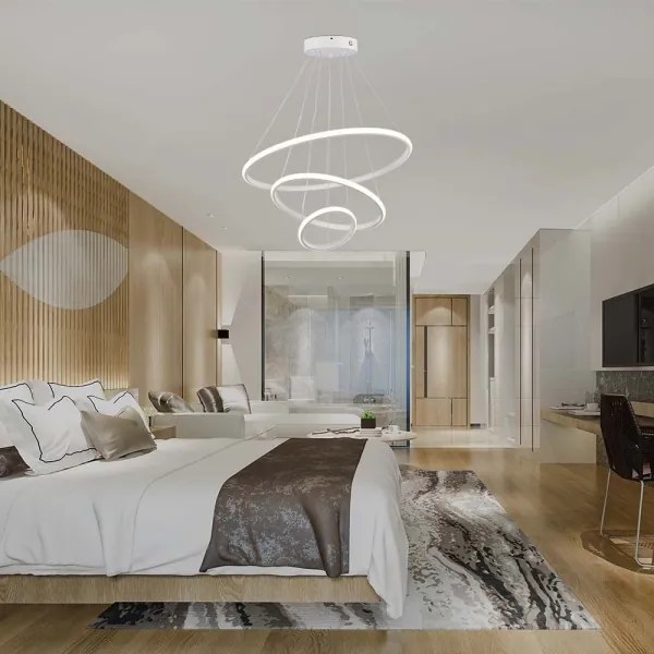 Lustră LED pe cablu LED/32W/230V 3000K alb