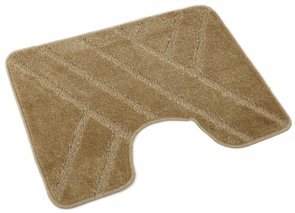 Covoraș pentru WC Kvalitex Parchet bej, 60 x 50 cm