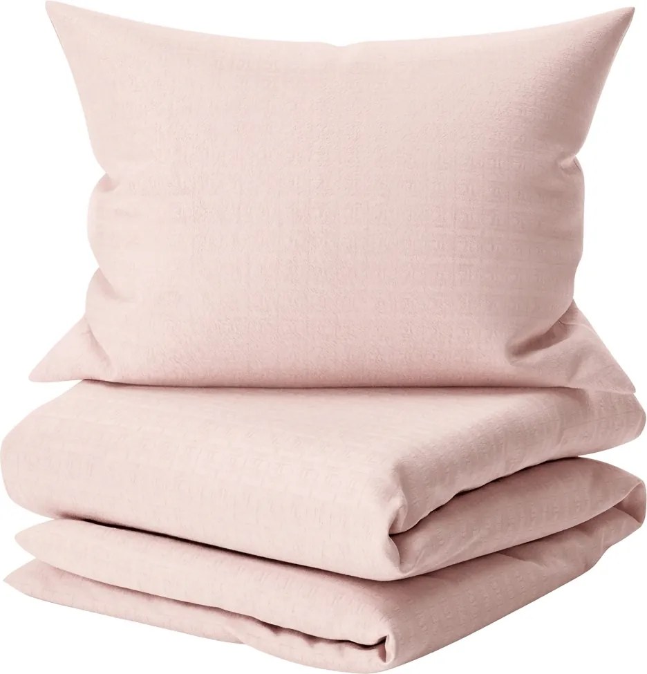 Lenjerie de pat din bumbac FOREVER COLOURS piersica Dimensiune lenjerie de pat: 2 buc 60 x 70 cm | 200 x 220 cm