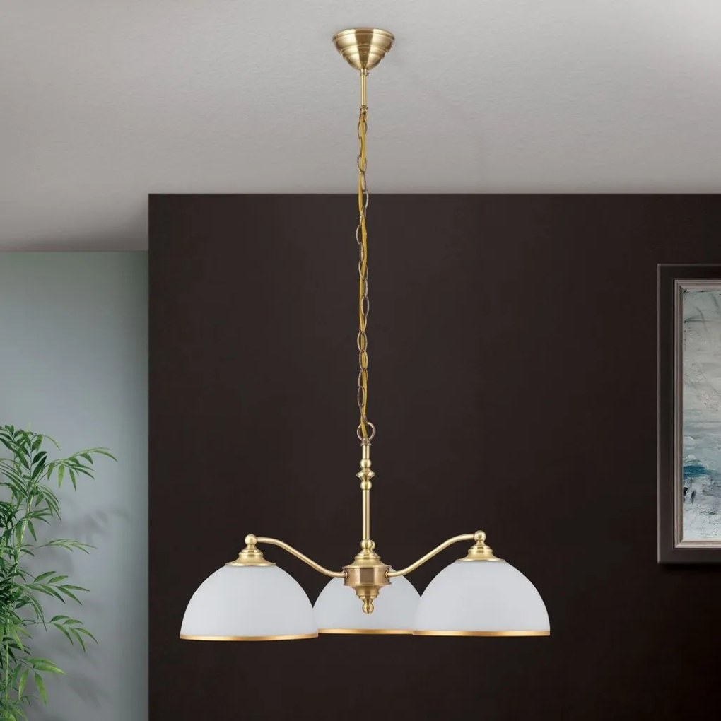 Lustra suspendata stil clasic OLD LAMP 3L patina