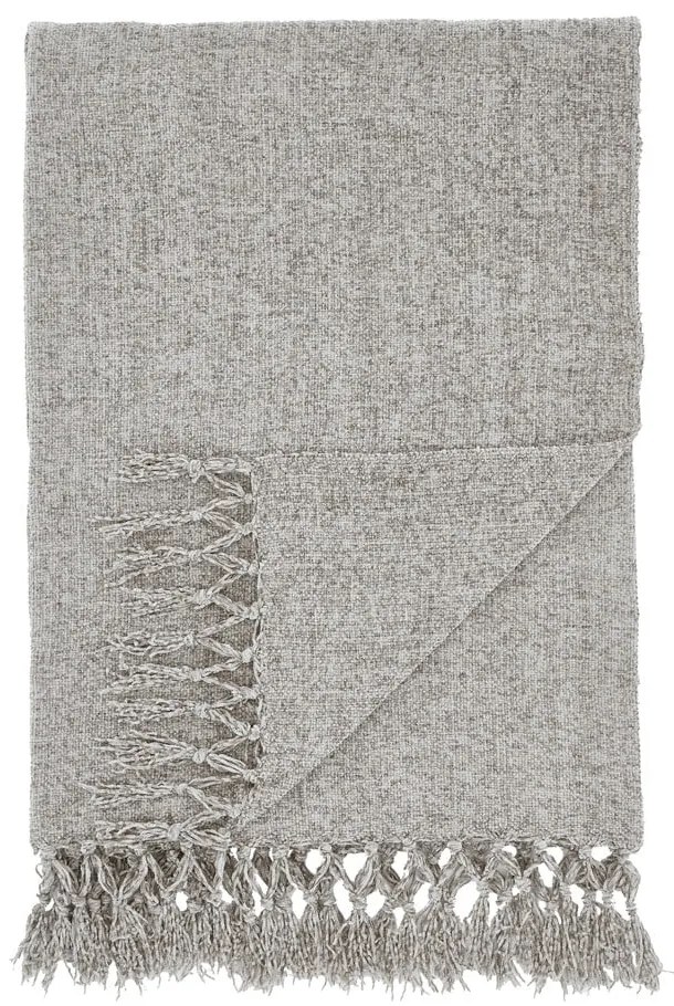 Pătură gri din janilie 130x170 cm Wilson – Catherine Lansfield