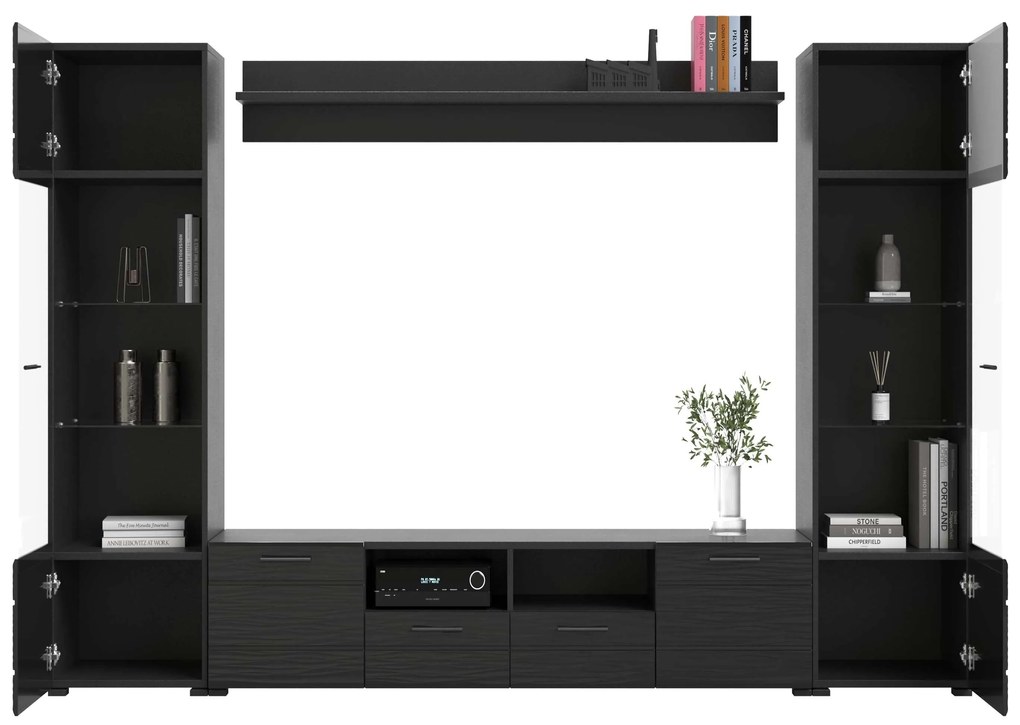 Set mobilier living Factor 1 - negru