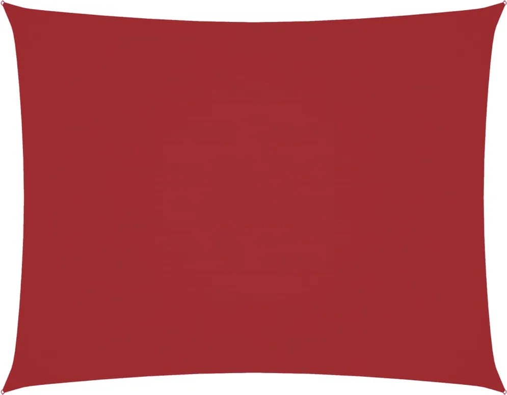 vidaXL Parasolar, roșu, 3x4 m, țesătură oxford, dreptunghiular