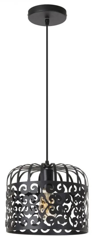 Pendul design clasic ALESSANDRA negru mat 2156 RX