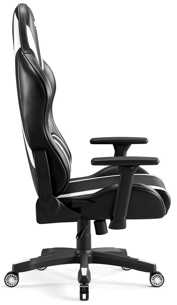 Scaun gaming Diablo X-Horn 2.0 King Size: negru-alb