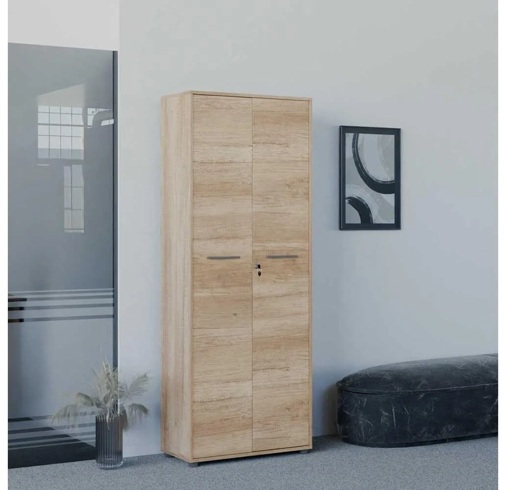 Dulap cu rafturi Nimue (nuc deschis) . 1109396